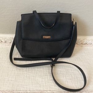 Kate Spade Black Saffiano Leather Crossbody Bag